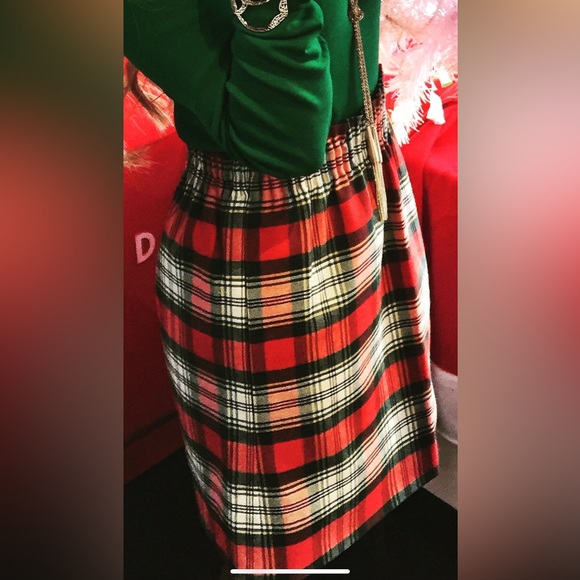 J. Crew Plaid Bag Skirt - Picture 2 of 4